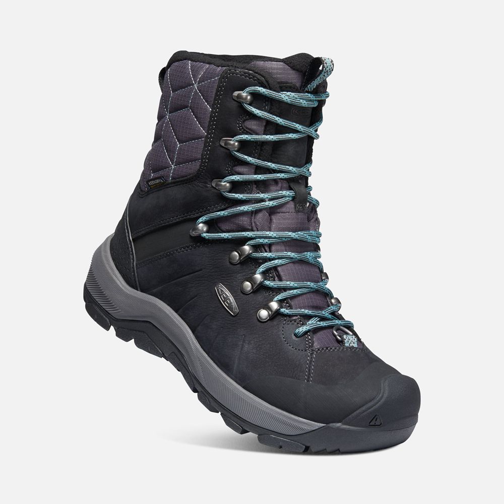 Bottes de Randonnée Keen Femme Noir | Revel Iv Haute Polar | CKIMT-3697